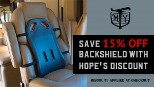 Mother Trucker Yoga and Backshield