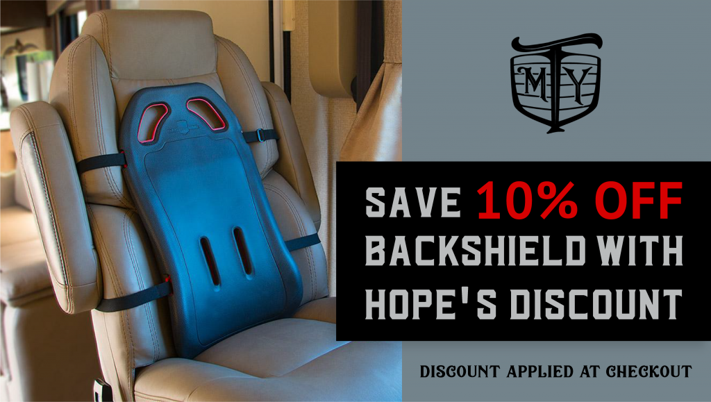 Backshield - seat for truck drivers