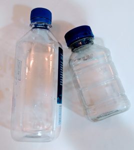 Water bottles for DIY hand sanitizer MTY