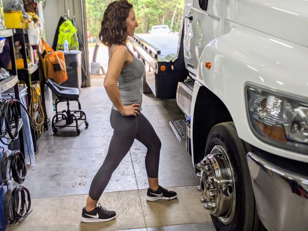 Mother Trucker Yoga Functional Calf Stretch Blog Plantar Fasciitis 1