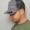 MTY Grey and Grey Trucker Fitted Hat