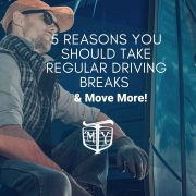 5 Reasons You Should Take Regular Driving Breaks & Move More! mother trucker yoga blog cover