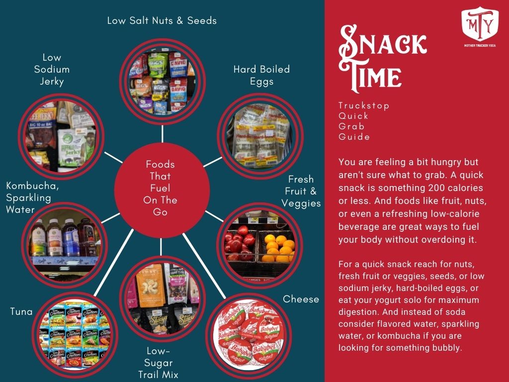 MTY Snack Time Truck Stop Food Quick Guide