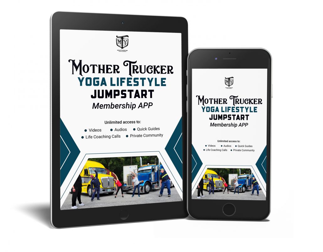 Mother Trucker Yoga LIFESTYLE JUMPSTART App and platform image