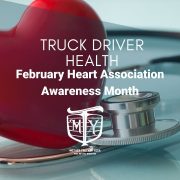 Truck Driver Health: February Heart Association Awareness Month Mother Trucker Yoga Blog Cover Image 2022