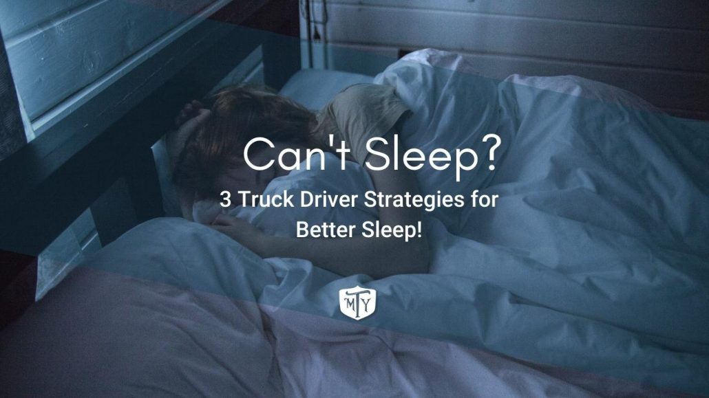 Can't Sleep 2 tricks for better sleep mother trucker yoga blog cover image