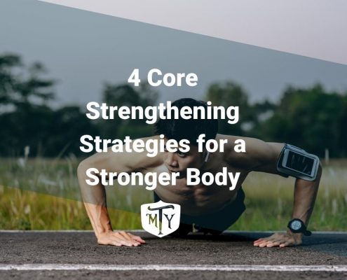 4 Core Strengthening Strategies for a Stronger Body MOther Trucker Yoga Blog Cover Image