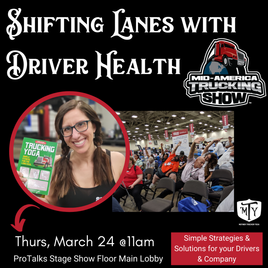 Driving into Fitness with Hope Zvara at Mid-America Trucking Show 2022 Image 1