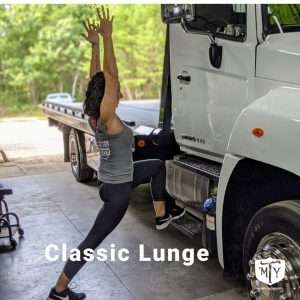 7 essential stretches for truck drivers lunge image mother trucker yoga blog 