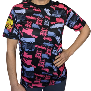 Trucker Camo Hot Pink Unisex Tee