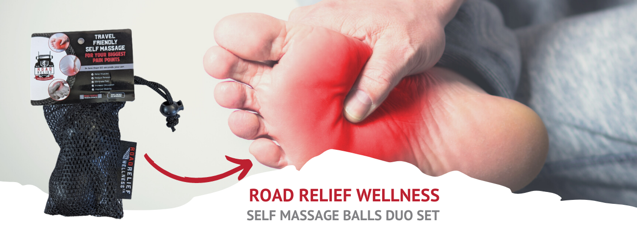 Road Relief Wellness/self massage ball duo set/ Trucking/ Header Image