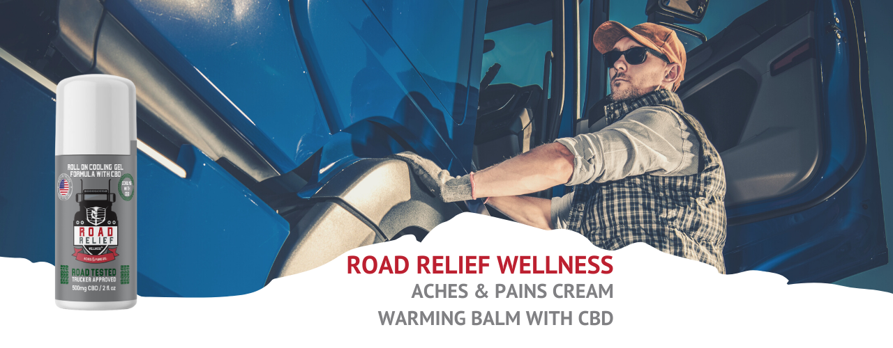 Road Relief Wellness/warming balm with cbd/ Trucking/ Header Image