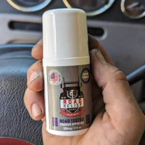 Road relief wellness aches and pains cooling roll on gel