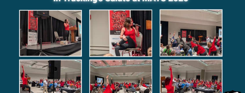 Hope Zvara Brings Movement & Energy to Women In Trucking’s Salute at MATS 2025