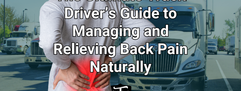 truck driver back pain
