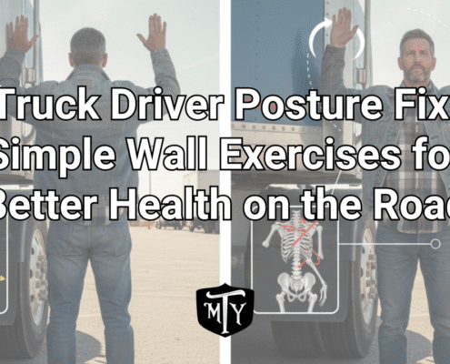 Truck driver posture Mother Trucker Yoga