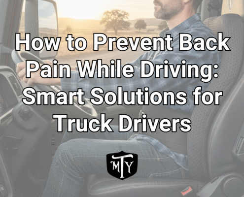 prevent back pain while driving Mother Trucker Yoga