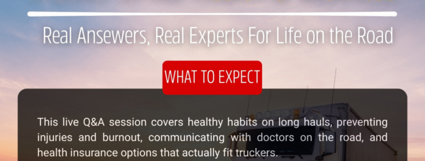 truck driver health and wellness Mother Trcuker yoga