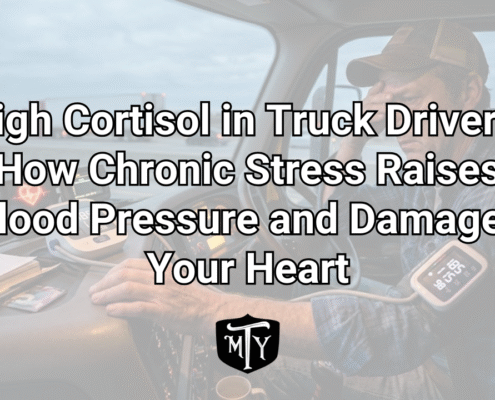 high cortisol in truck drivers Mother Trucker Yoga