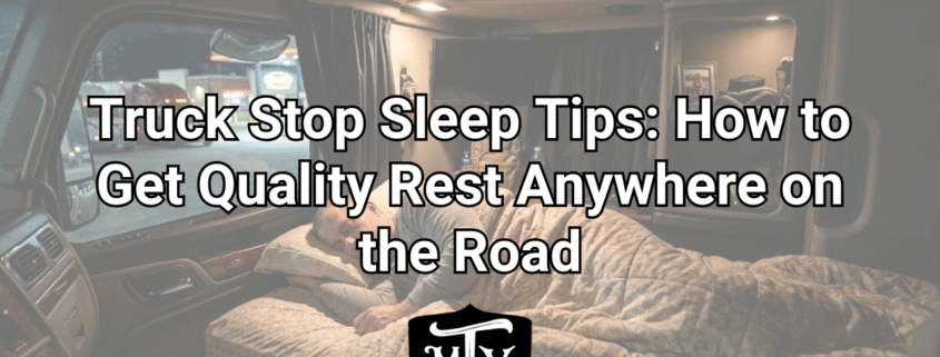 Truck Stop Sleep Tips Mother Trucker Yoga