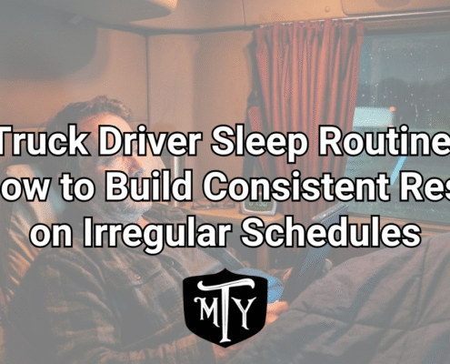 Truck Driver Sleep Routine Mother Trucker Yoga