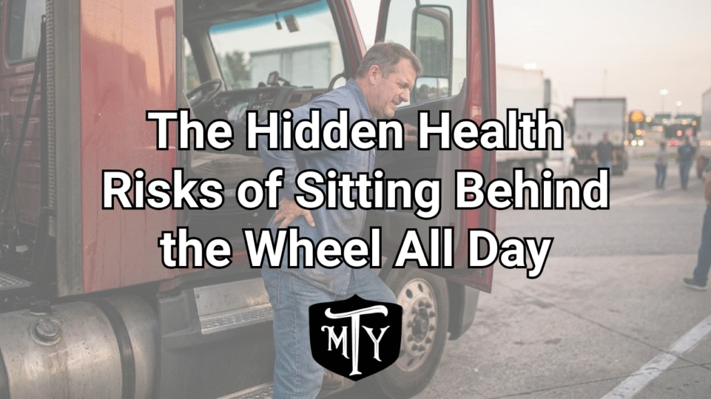 health risks of sitting for truck drivers Mother Trucker Yoga