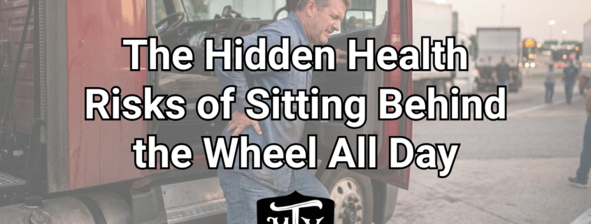health risks of sitting for truck drivers Mother Trucker Yoga