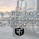 How to Prevent Back Pain on the Road: Simple Mobility Tips for Truck Drivers Mother Trucker Yoga