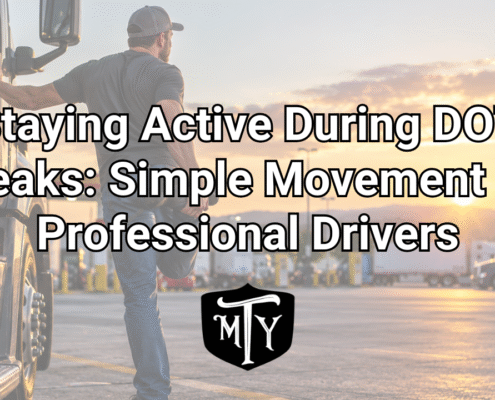 Staying active during DOT breaks Mother Trucker yoga